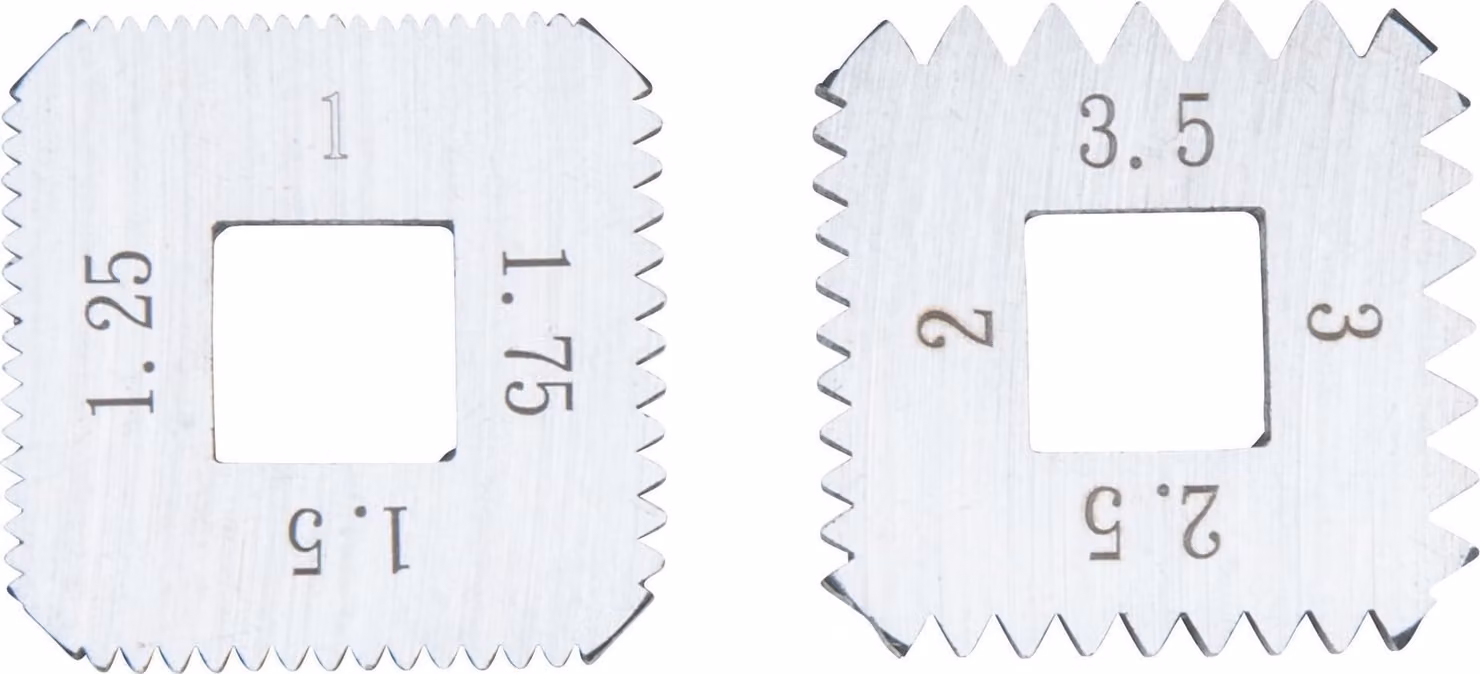KS TOOLS Set di ganasce di ricambio metriche per 150.1430 - 150.1431