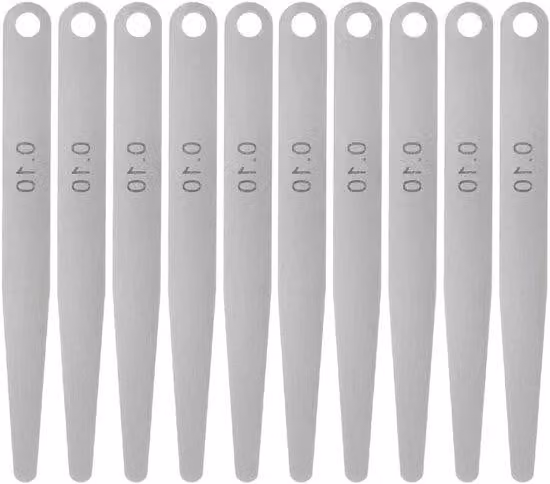 Misuratore di spessore sottile da 0,1 mm per acciaio, sistema metrico, misurazione di precisione