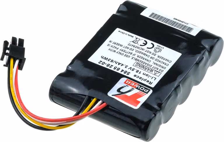 Batterie T6 Power Gardena R130Li, R160Li, Sileno+, 18,5V, 3400mAh, 63Wh, ioni di litio