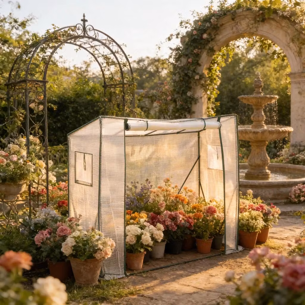 Serra da Giardino WISHDOR in Acciaio e PE, Bianco, L/P/H: 200 x 77 x 169 cm – 2