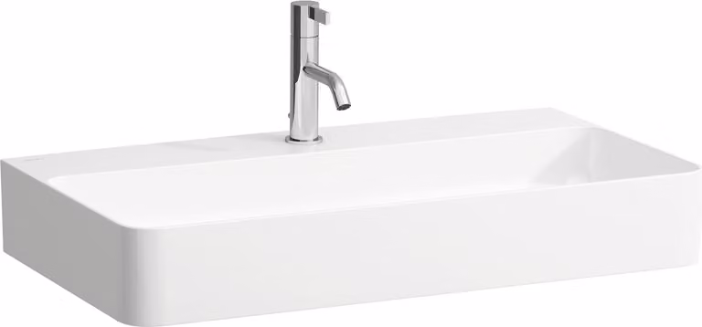 LAUFEN VAL lavabo, encastré, 1 trou pour robinet, sans trop-plein, 750x420mm, H8102857571111, H8102857571111