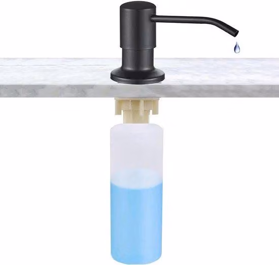 Portaspruzzi per la cucina - Rotazione a 360 gradi - 500 ml - Argento