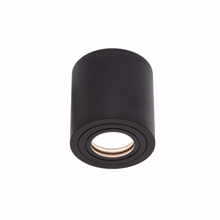 Faretto da superficie GU10 IP65 rotondo nero CHLOE
