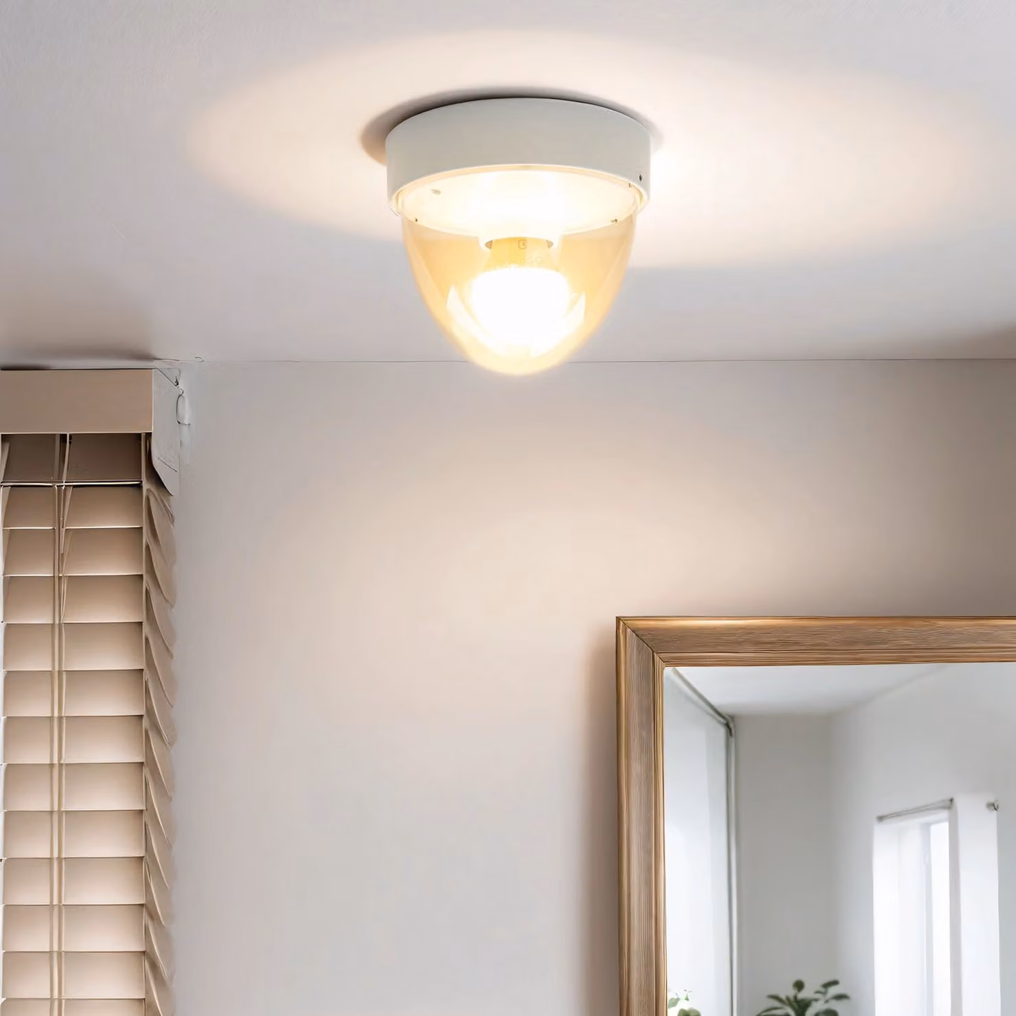 Lampada da bagno IP44 E27 Bianco Lampada da bagno moderna
