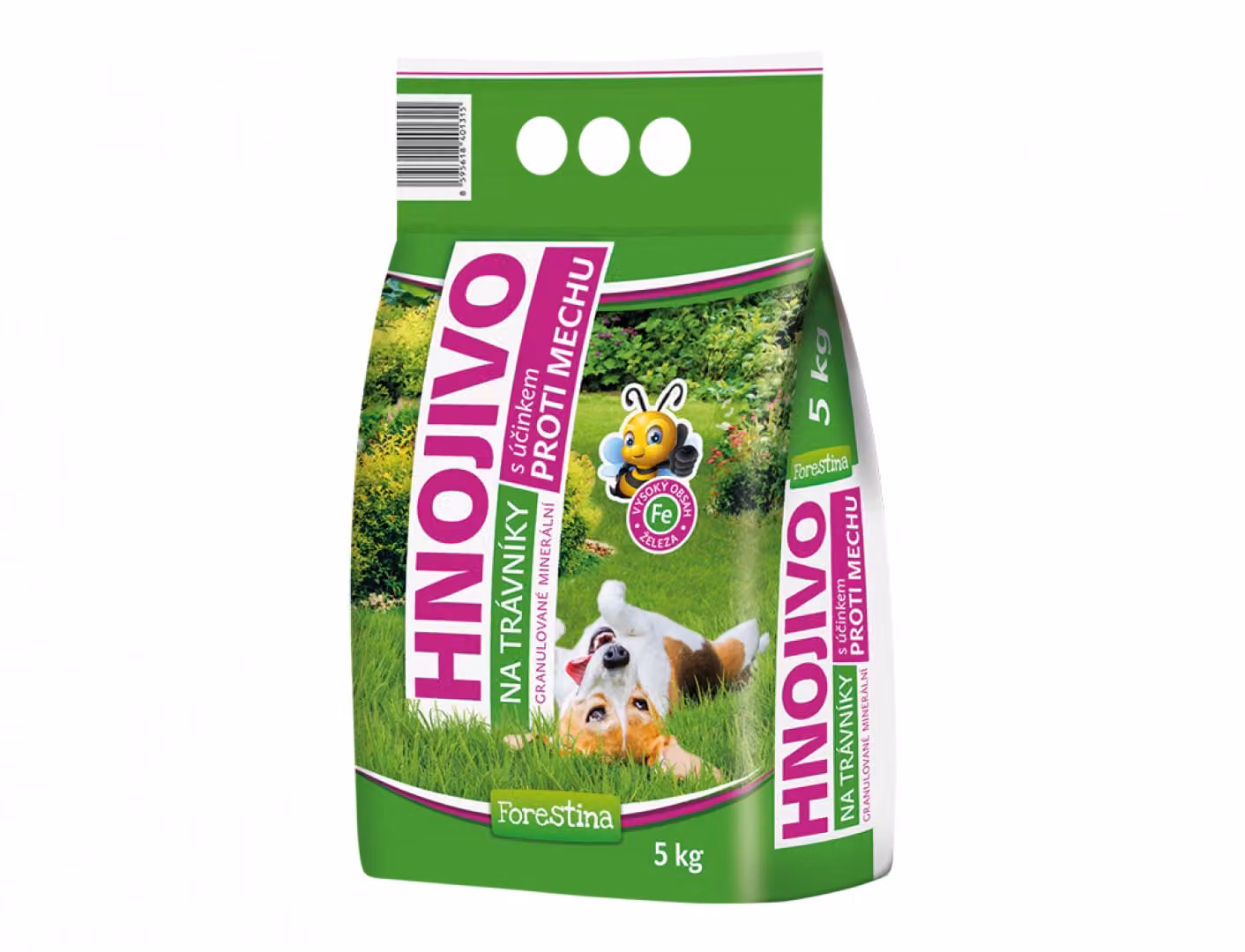 Nohel Concime da giardino FORESTINA STANDARD per prato contro il muschio 5kg