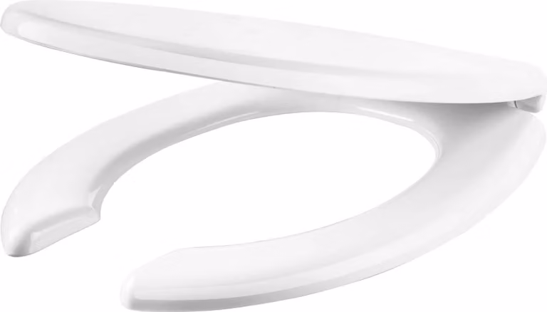 Sedile universale di design per WC sospeso Vital White