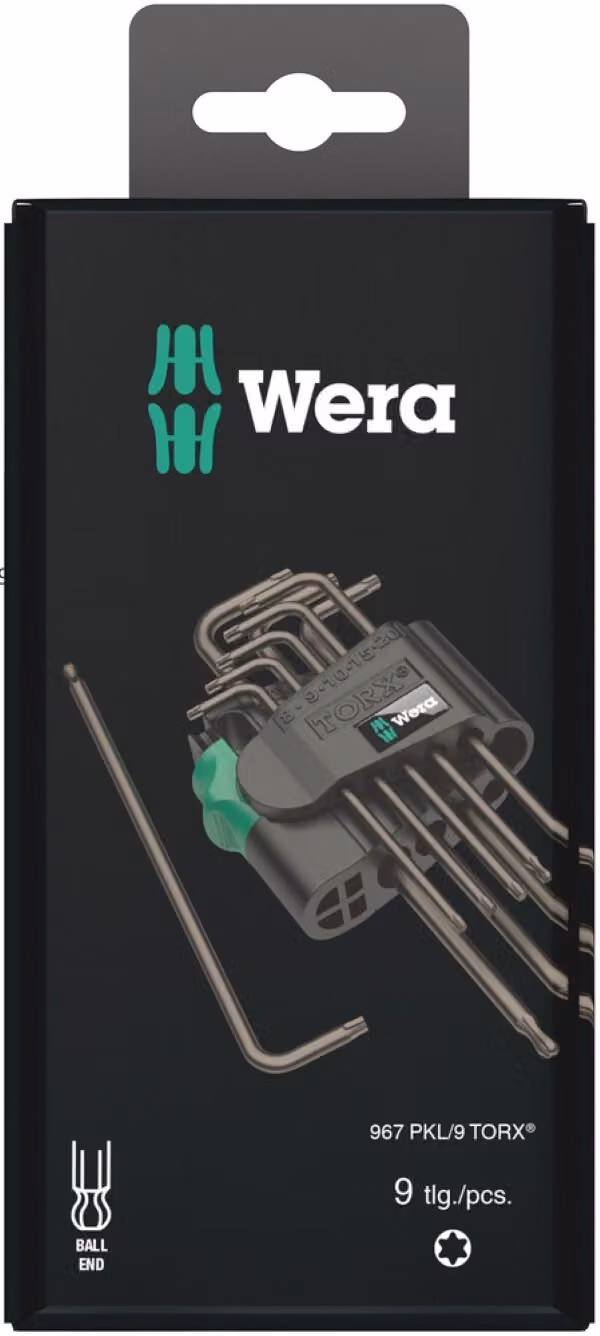 Wera 9tlg. 967 PKL TORX® Winkelschlüssel (05073598001)