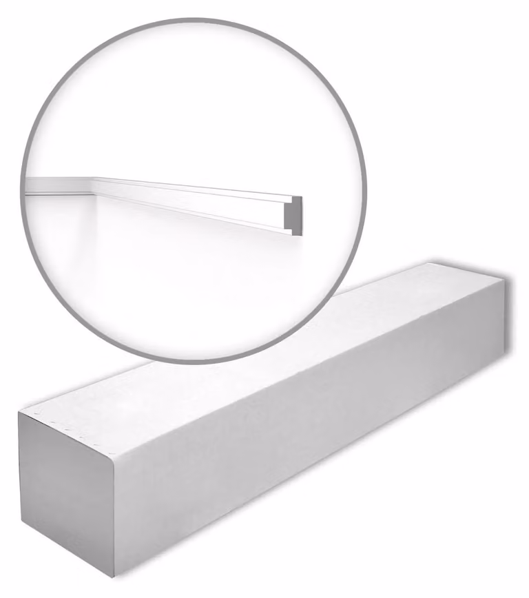 NMC WL10-box WALLSTYL Noel Marquet 1 cartone con 30 strisce decorative Rivestimento murale stile moderno colore bianco | 60 m
