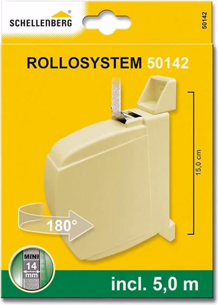 Mini cieco con nastro beige da 5 metri