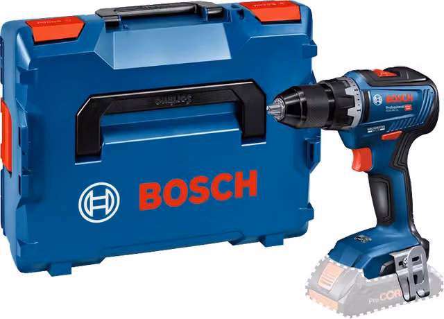 Trapano avvitatore a percussione Bosch Professional GSB 18V-55 brushless blu