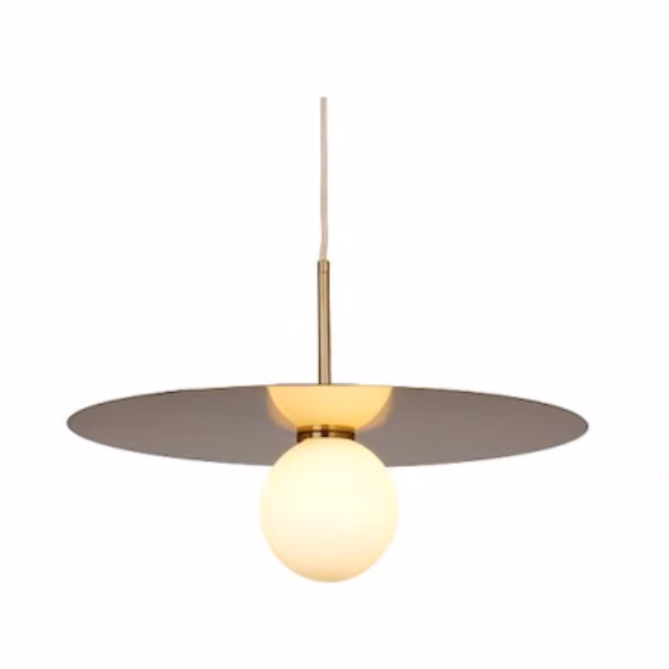 Sombre - lampada a sospensione moderna in ottone 45 cm
