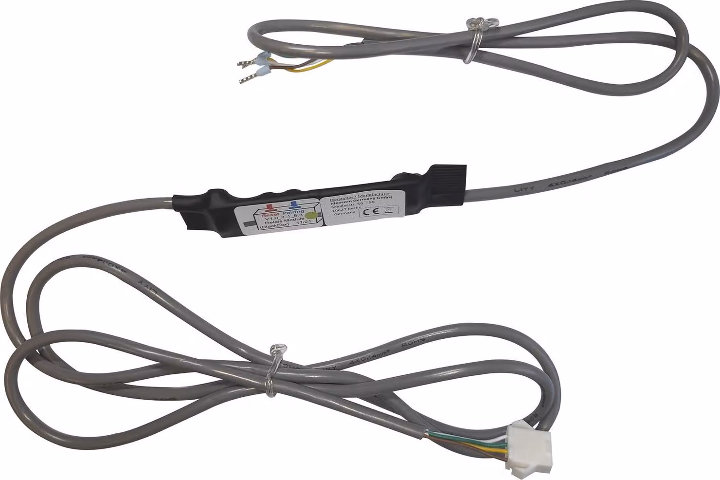 Modulo relè IDENCOM BioKey (relè a cavo) per serratura motorizzata universale