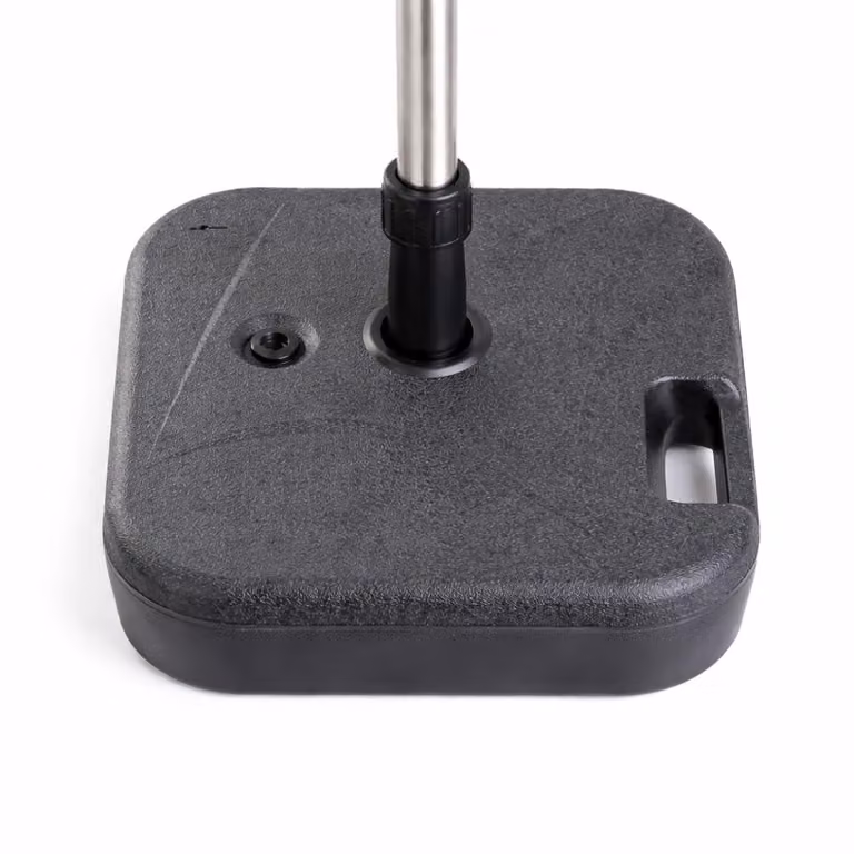 Supporti per ombrelli da giardino – Pesi per ombrelli da riempire, realizzati in plastica, e supporti robusti per ombrelli (monopezzo, fino a 22 kg)