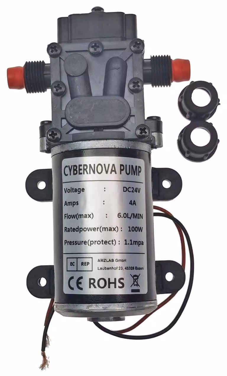 Pompe a membrana DC 24V, 6 litri al minuto, autoaspiranti, 100W