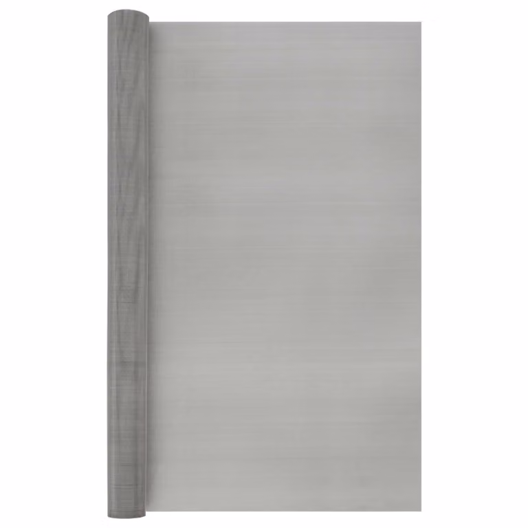 Rete per schermatura vidaXL in acciaio inossidabile Argento L: 80 cm, P: 500 cm