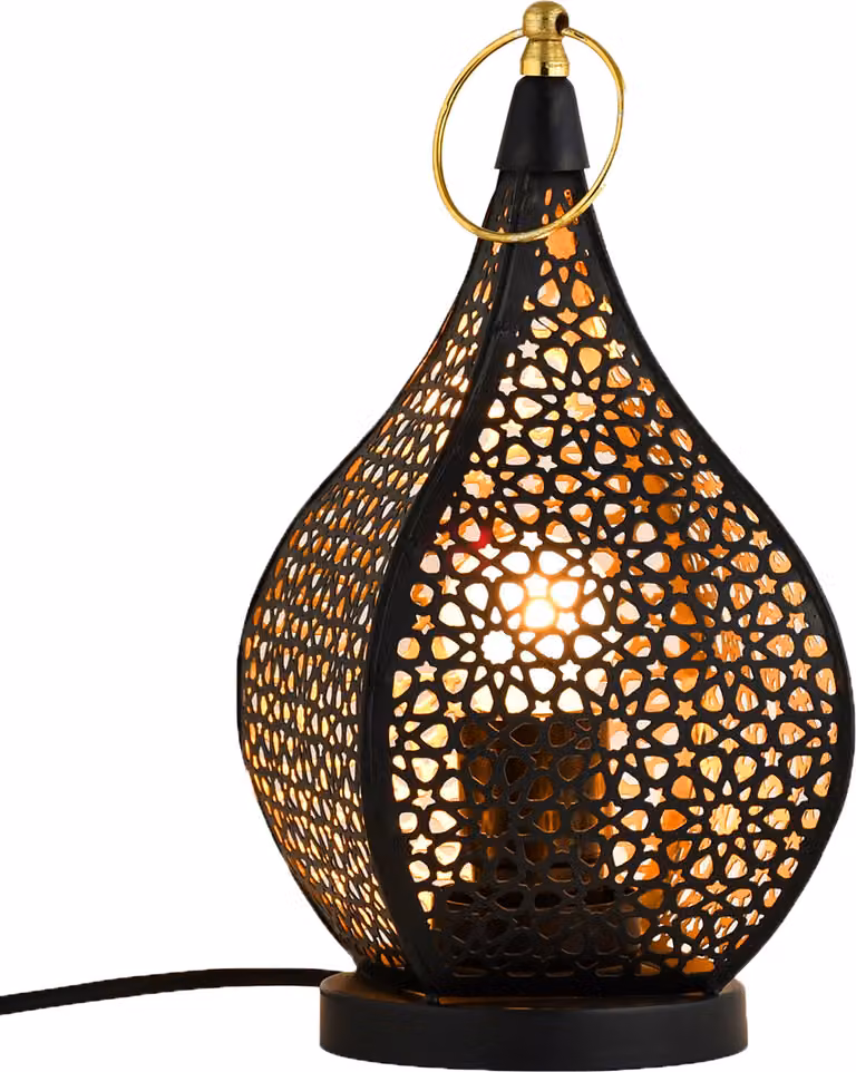 Lampada da tavolo decorativa orientale Lampada da comodino Bamako