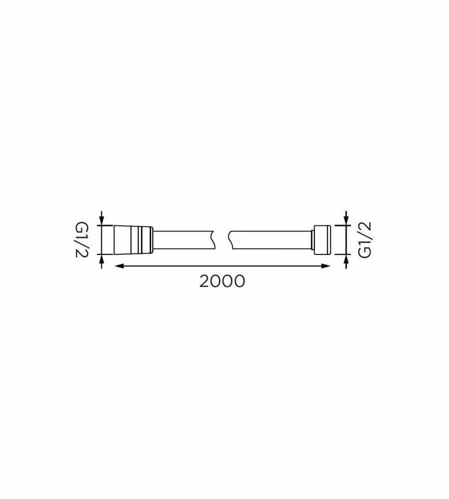 Flessibile plastica rinforzata da 1/2"