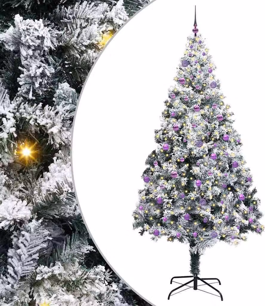 Albero di Natale artificiale con 300 LED Bianco 240 cm