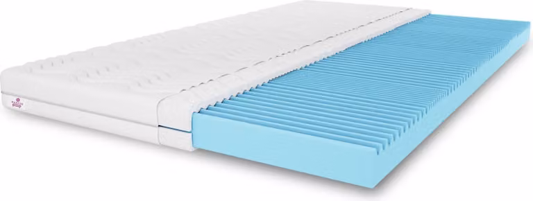 MARPUR, topper per materasso 160x200 con strato massaggiante, livello di rigidità H3, altezza 20 cm