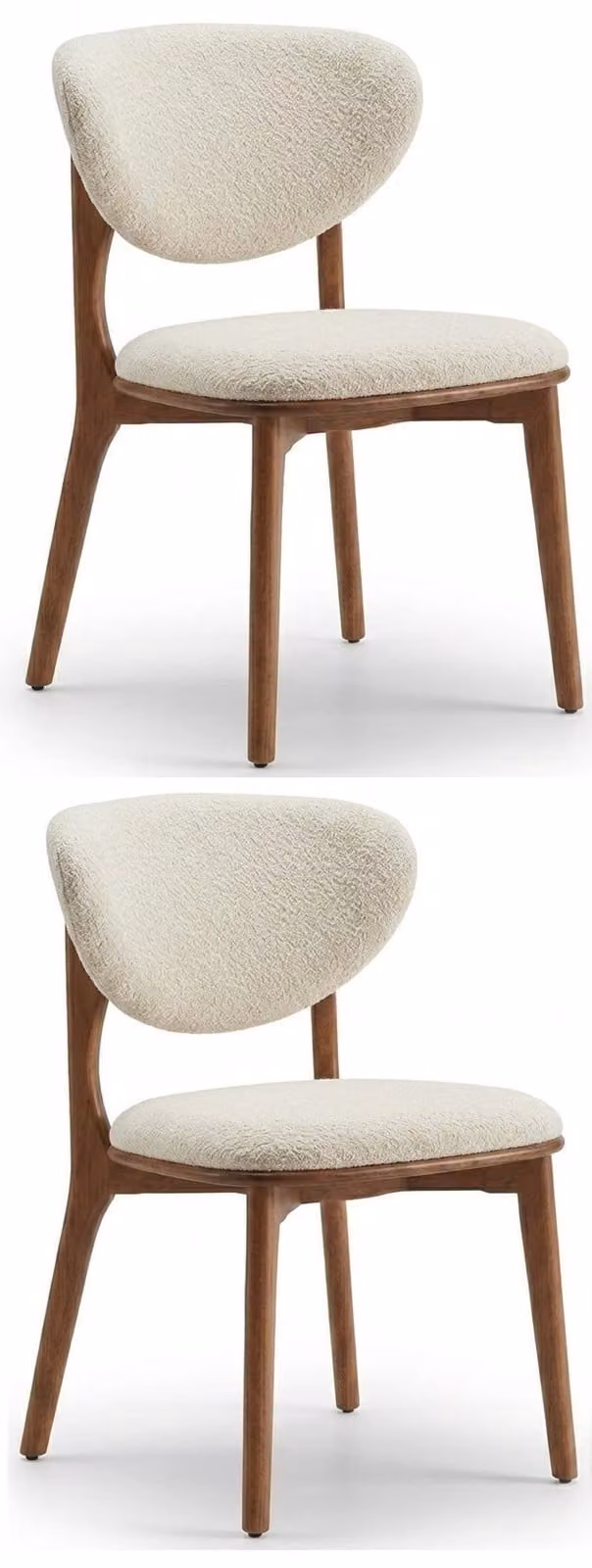 Sedie, stile moderno, colore marrone, comode, compatte, ideali per la sala da pranzo, confortevoli