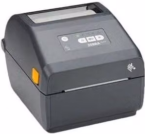 Stampante per etichette termica diretta Zebra zd421, risoluzione 203 x 203 dpi, velocità 152 mm/s, connettività Ethernet LAN, Bluetooth e USB, colore grigio