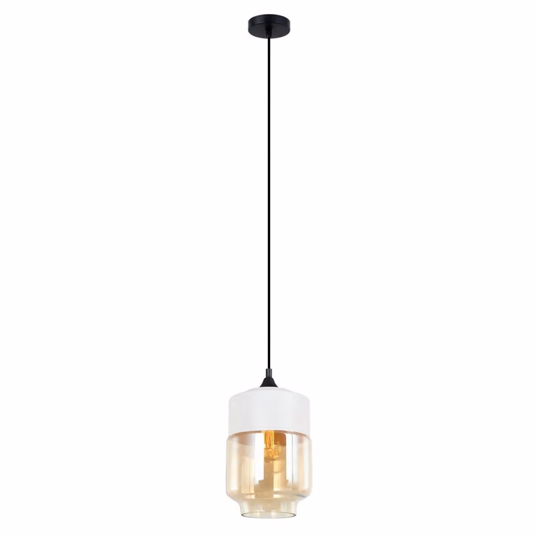 Italux Molina, lampada a sospensione moderna nera MDM-2377/1 W+AMB