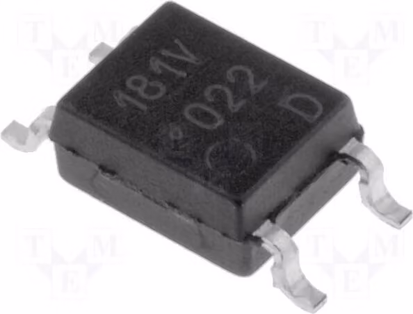 2 optoaccoppiatori. Uce: 70V. Modello: HCPL-817-30DE. Optoaccoppiatori con uscita a montaggio superficiale (SMD). Canali: 1