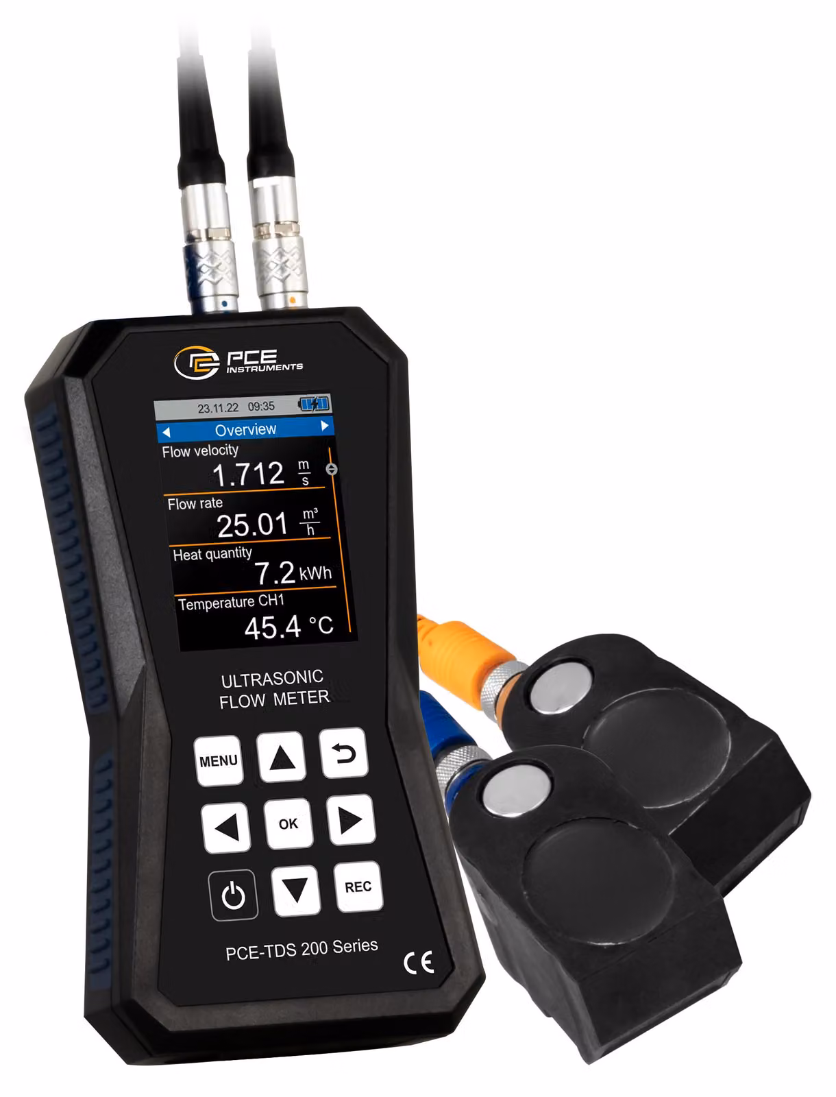 Misuratore di portata a ultrasuoni PCE Instruments modello PCE-TDS 200 M