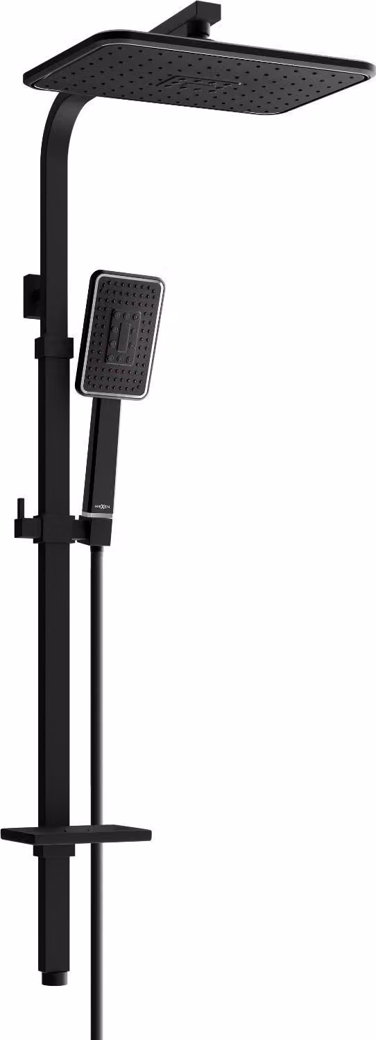 Mexen Q54 colonna doccia, nera/cromata - 798545495-71