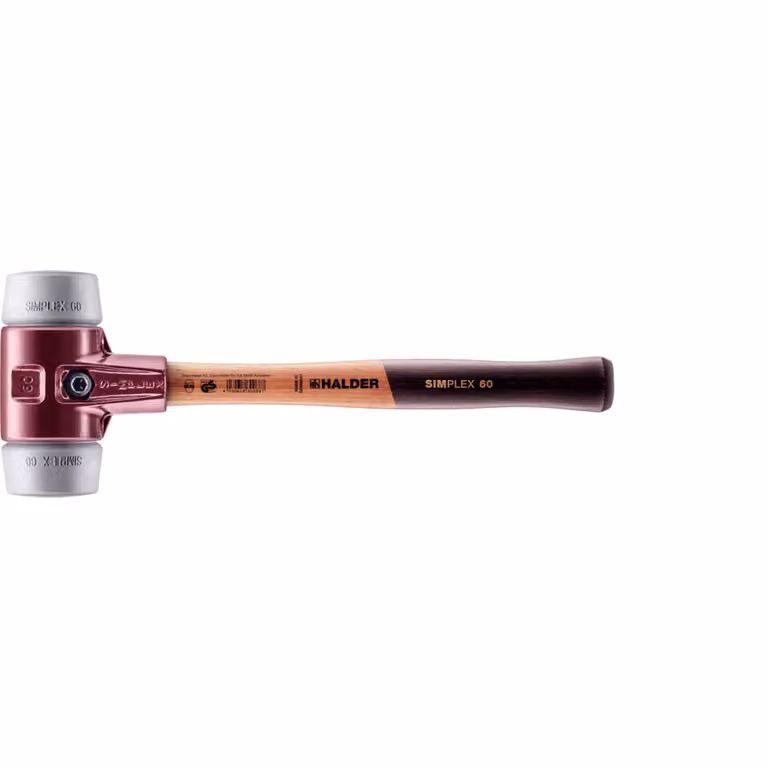 Mazza SIMPLEX soft-face, TPE-mid; con ghisa malleabile..