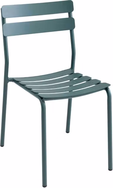 Oviala - Sedia da giardino in alluminio verde scuro