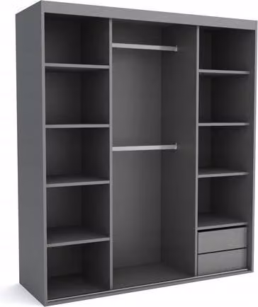 Tappeto FURNLUX A Grigio 210cm / Colore principale: Grigio / Dimensioni: 210 x 60 x 205 cm