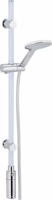 Set Barra da Doccia con LED RGB WENKO, Colore Multicolore e Finitura Cromata, Larghezza: 80 cm