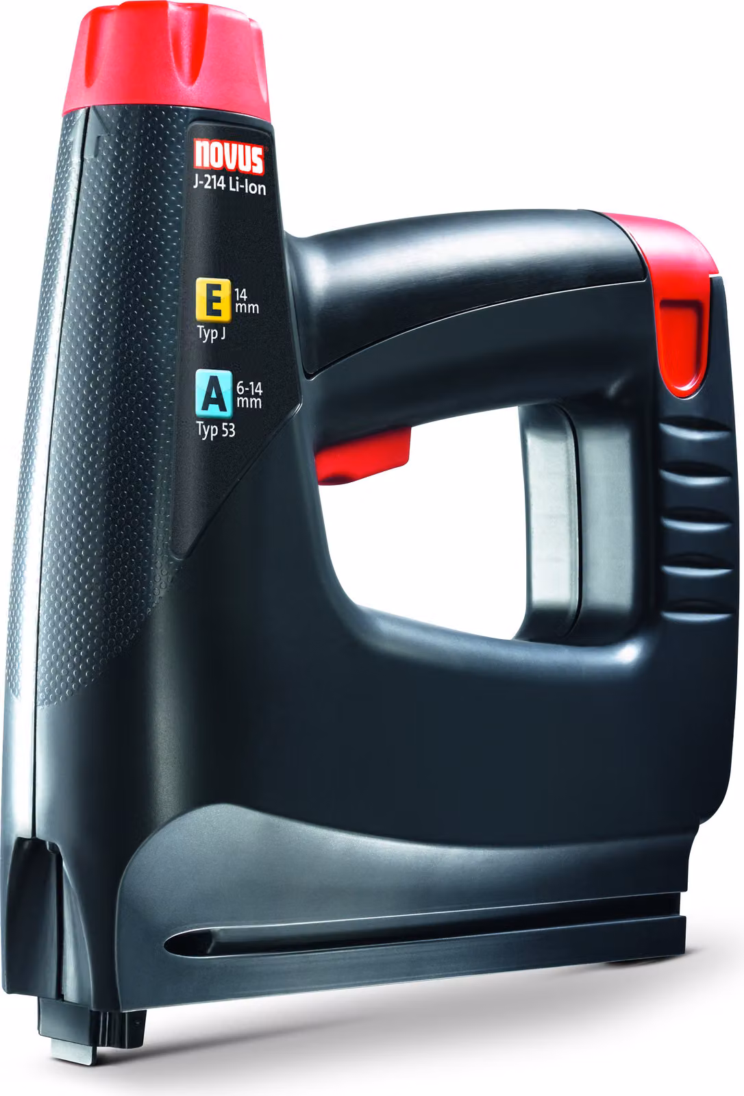 Cucitrice a batteria J 214 Li-Ion 53 J Lunghezza punti 6-14 mm Lunghezza chiodi 14 mm NOVUS