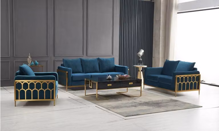 Wohnzimmer Design Sofa Sofagarnitur 3+2+1 Sitz Moderne Couch Set Garnituren 3tlg