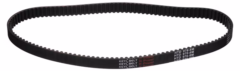 Cinghia di distribuzione, 976 mm x 20 mm x 6 mm, 122 denti, gomma nera