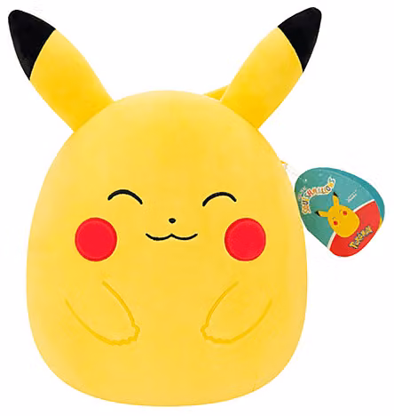 Peluche Squishmallows Pikachu Pokémon Giallo 30 cm