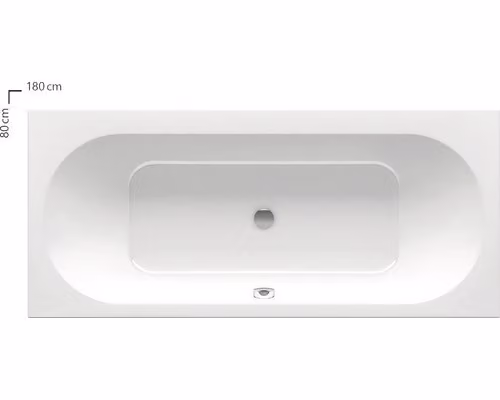 RAVAK CITY SLIM 180x80 cm bianco neve