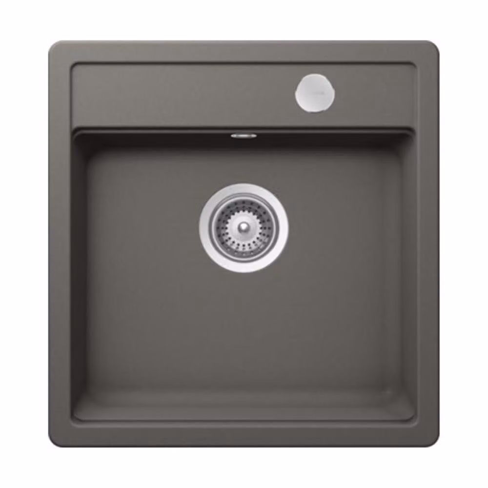 Lavabo da incasso Schock Cristadur Mono N-100 S FB da incasso Silverstone SIL