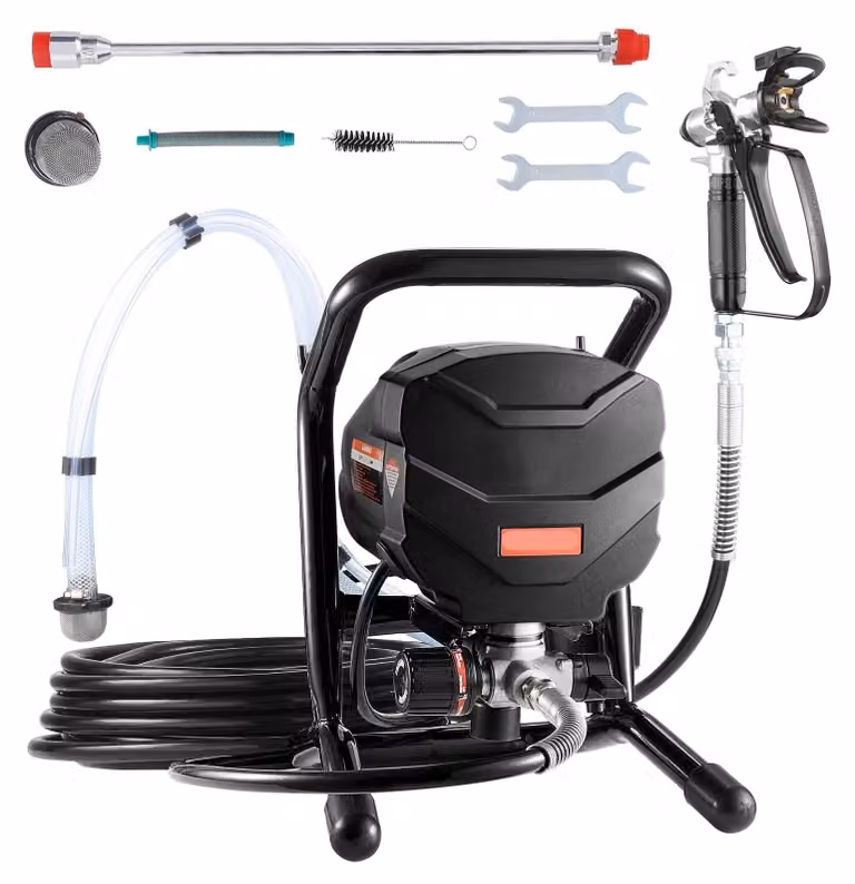 Spruzzatore a spruzzo - Macchina spruzzatrice a pressione aria zero - Pistola a spruzzo - Spruzzatore elettrico - 650W - 3000 PSI