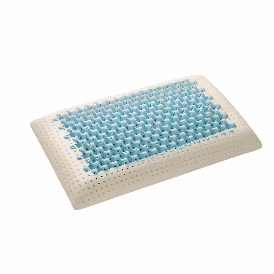 Cuscino Memory Blue con tessuto Silver