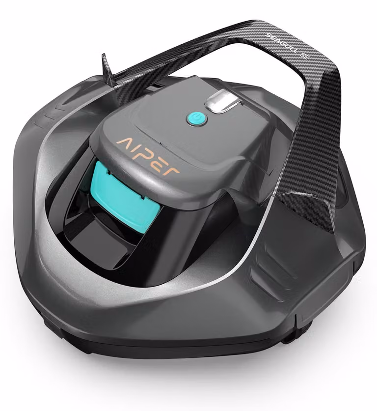 AIPER Seagull SE Robot aspirapolvere automatico per piscina senza fili, bianco
