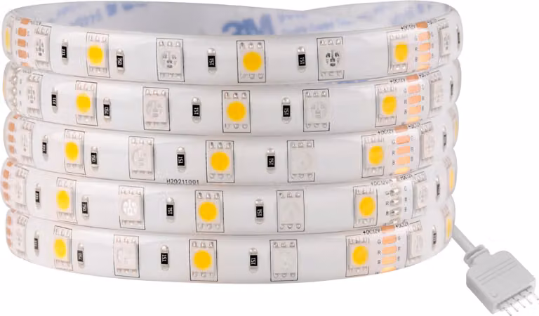 Striscia LED 12 V, 5 m, 900 lm, IP65, RGB + 4000 K  319326 Polux