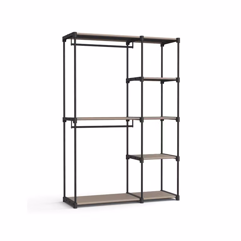 Guardaroba Autoportante, Tortora / 43 x 124 x 182 cm