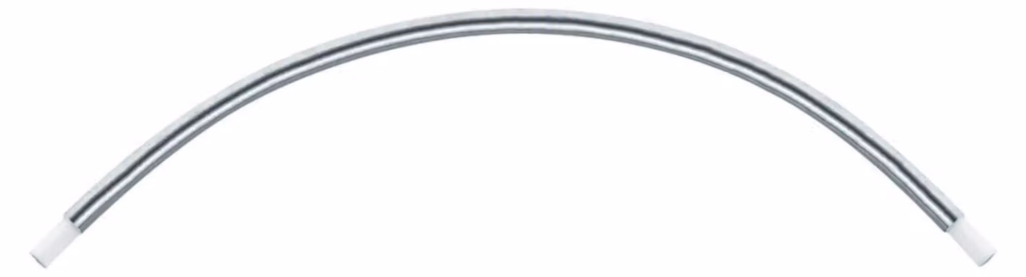 Keuco Plan binario per tenda doccia curva 90° per piatto doccia quadrante - alluminio anodizzato argento - 14925170000