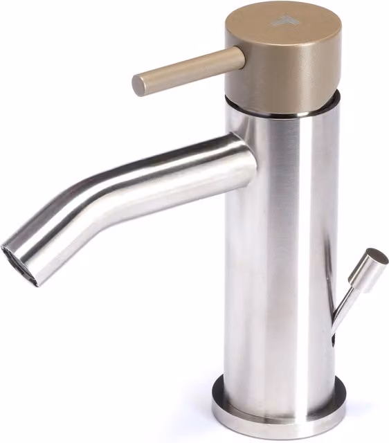 Rubinetto Miscelatore Monocomando Bidet in Acciaio Inox Maniglia Deserto