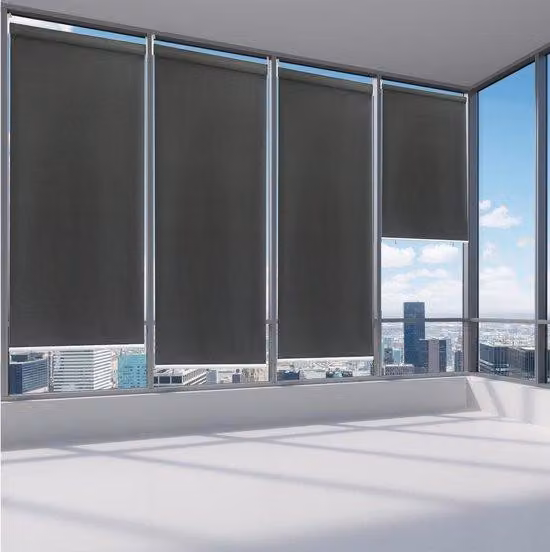 Recinzioni termiche trasparenti - Parasole verticale - Recinzioni termiche resistenti e impermeabili - Colore antracite - Dimensioni 140 x 140 cm