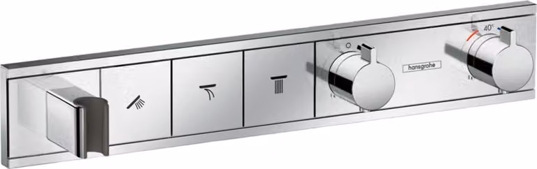 hansgrohe RainSelect set encastré pour 3 consommateurs, 15356000, 15356000