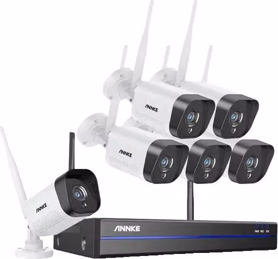 Sistema di videosorveglianza WiFi, NVR da 5MP, registrazione audio