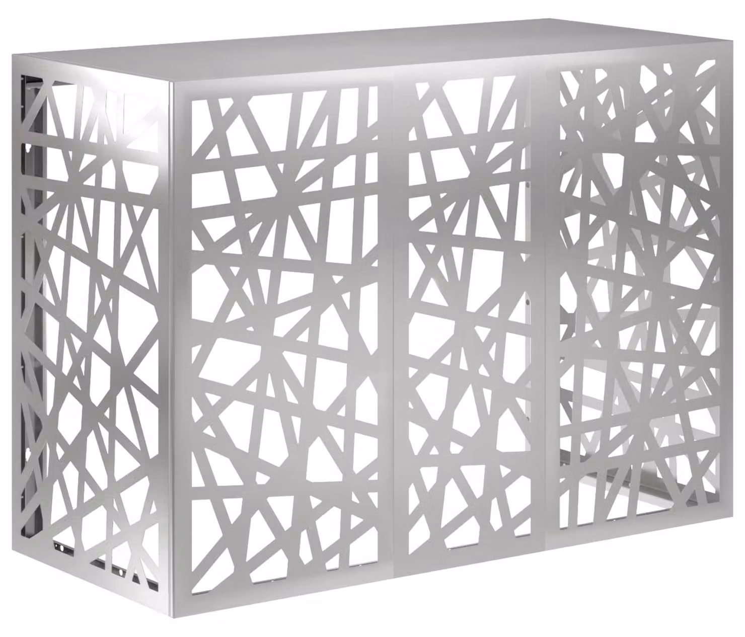 Copertura per climatizzatore Silver 110 x 50 x 80 cm Acciaio zincato